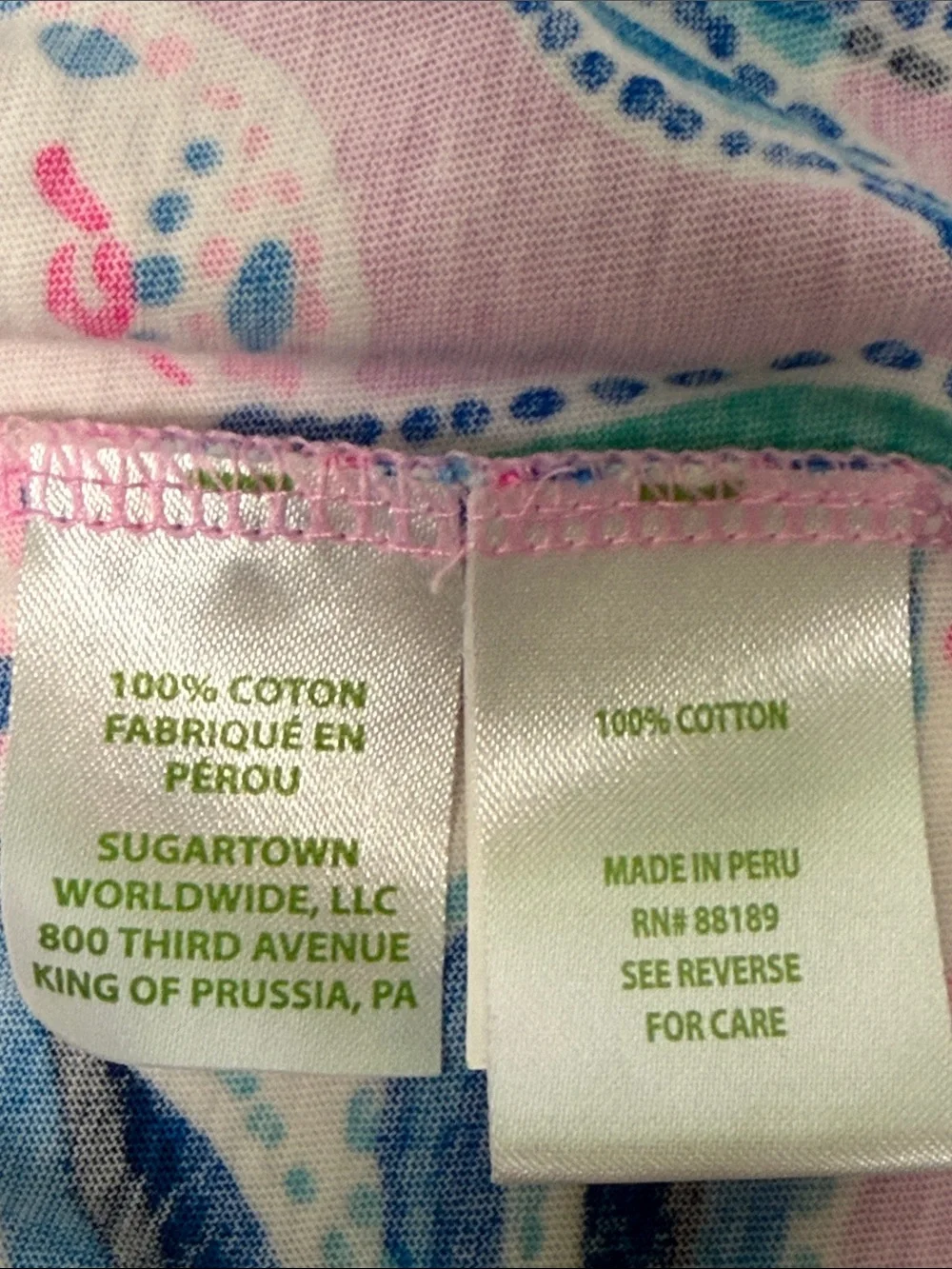 Lily Pulitzer Girls' Lilac Rose Chica Ticas Emina Ruffle Dress Size Large